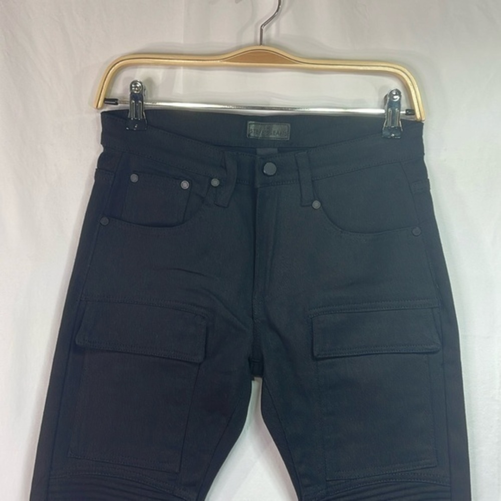 🧦 Steve’s jeans, black Moto style pants